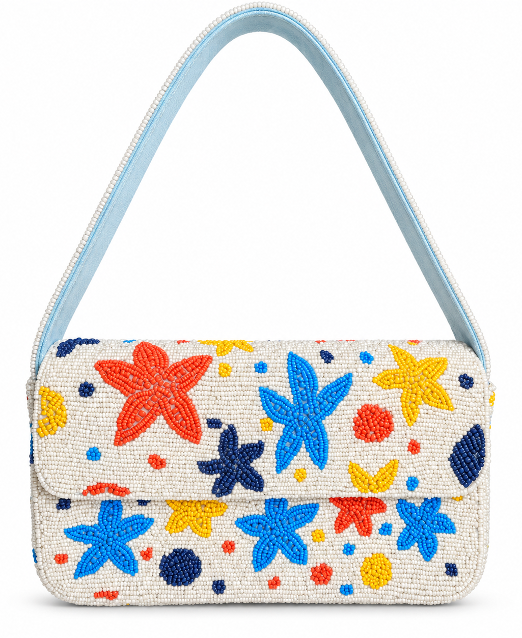 Starfish Days beaded handbag