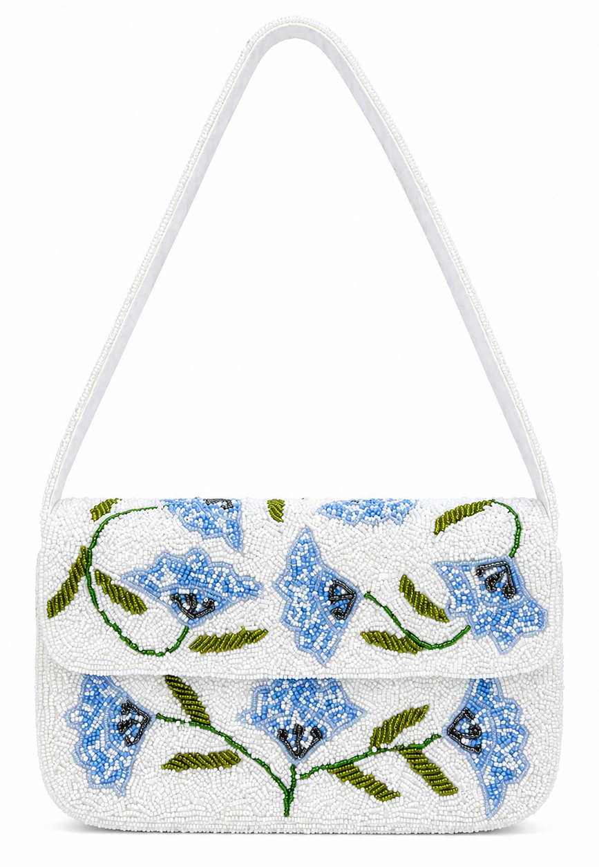 Olive Grove beaded handbag